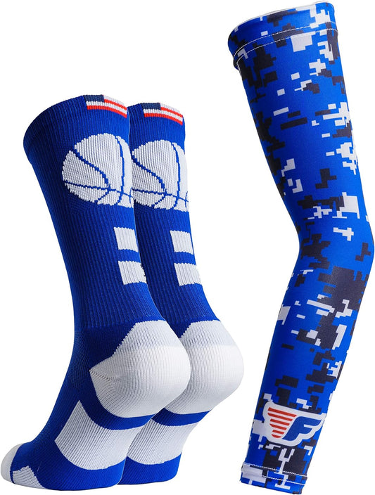 The Ultimate Basketball Gift Set – Socks & Shooter Sleeve Combo!