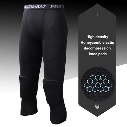 Game Day| Quick-Dry 3/4 Combat Compression Tights