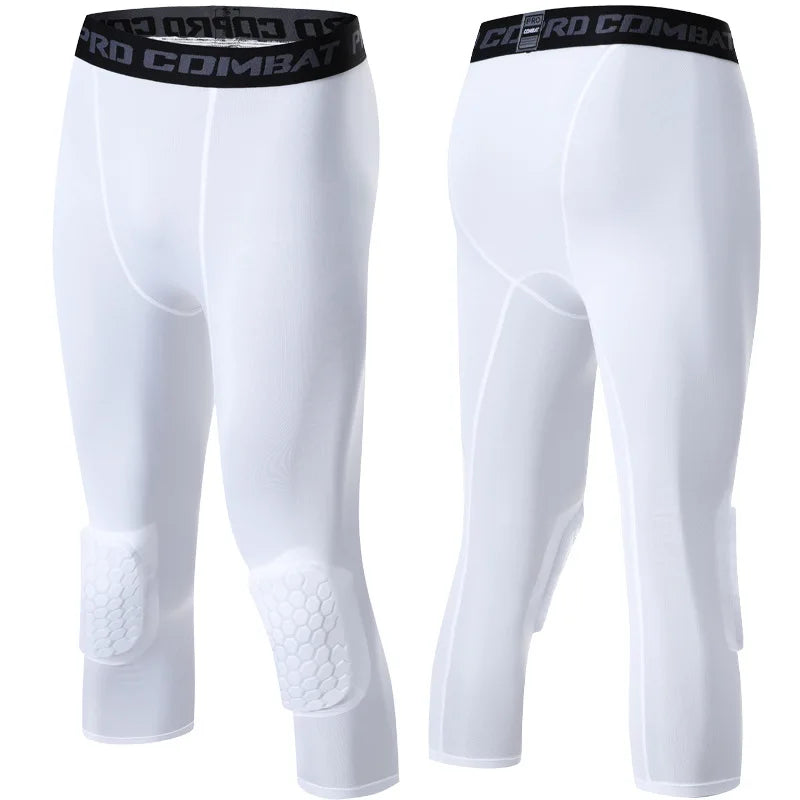 Game Day| Quick-Dry 3/4 Combat Compression Tights