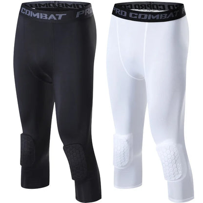 Game Day| Quick-Dry 3/4 Combat Compression Tights