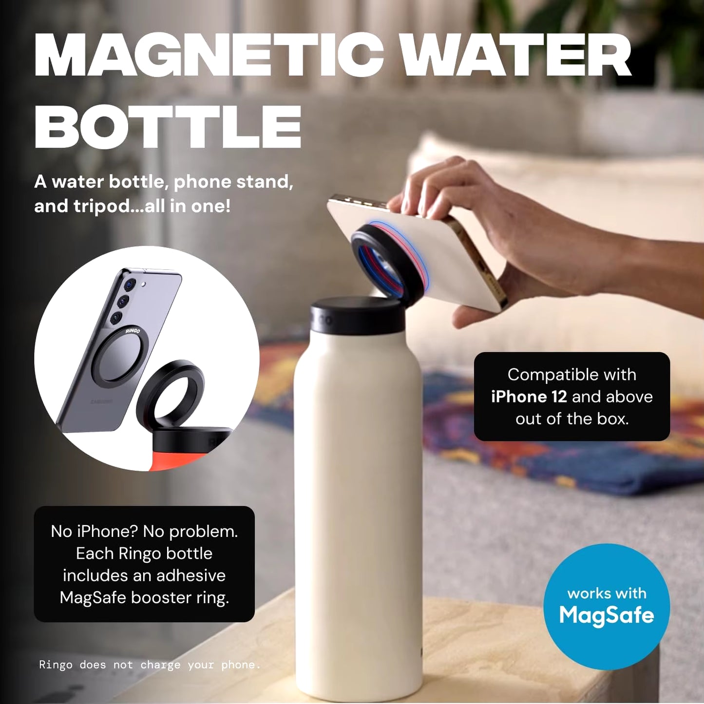 Game Day HydroMount – The Ultimate Water Bottle for Hydration & Hands-Free Convenience!