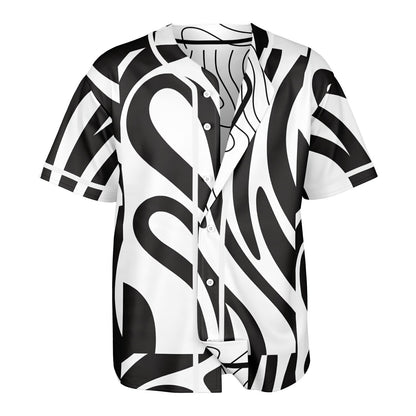 Black &amp; White Reversible Baseball Jersey